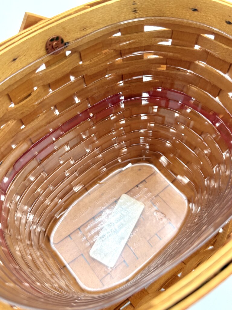 Longaberger 2000 Pink Mother's Day Basket with Lid