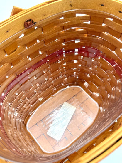 Longaberger 2000 Pink Mother's Day Basket with Lid