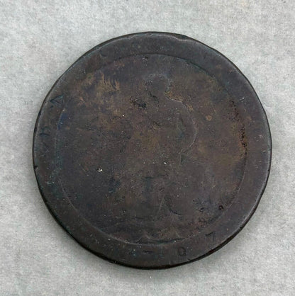 1779 Brittania George III Cartwheel One Penny Coin 36mm /b
