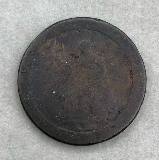 1779 Brittania George III Cartwheel One Penny Coin 36mm /b