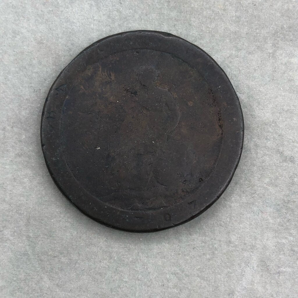 1779 Brittania George III Cartwheel One Penny Coin 36mm /b