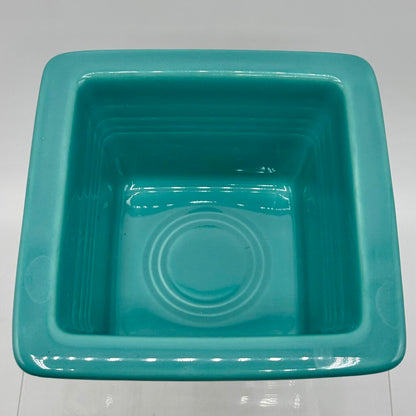 Fiestaware Turquoise Square Gift Box/Belk Box 9oz /h