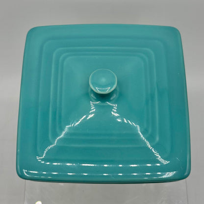 Fiestaware Turquoise Square Gift Box/Belk Box 9oz /h