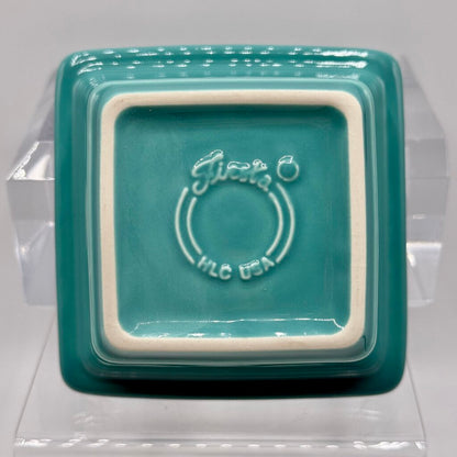 Fiestaware Turquoise Square Gift Box/Belk Box 9oz /h