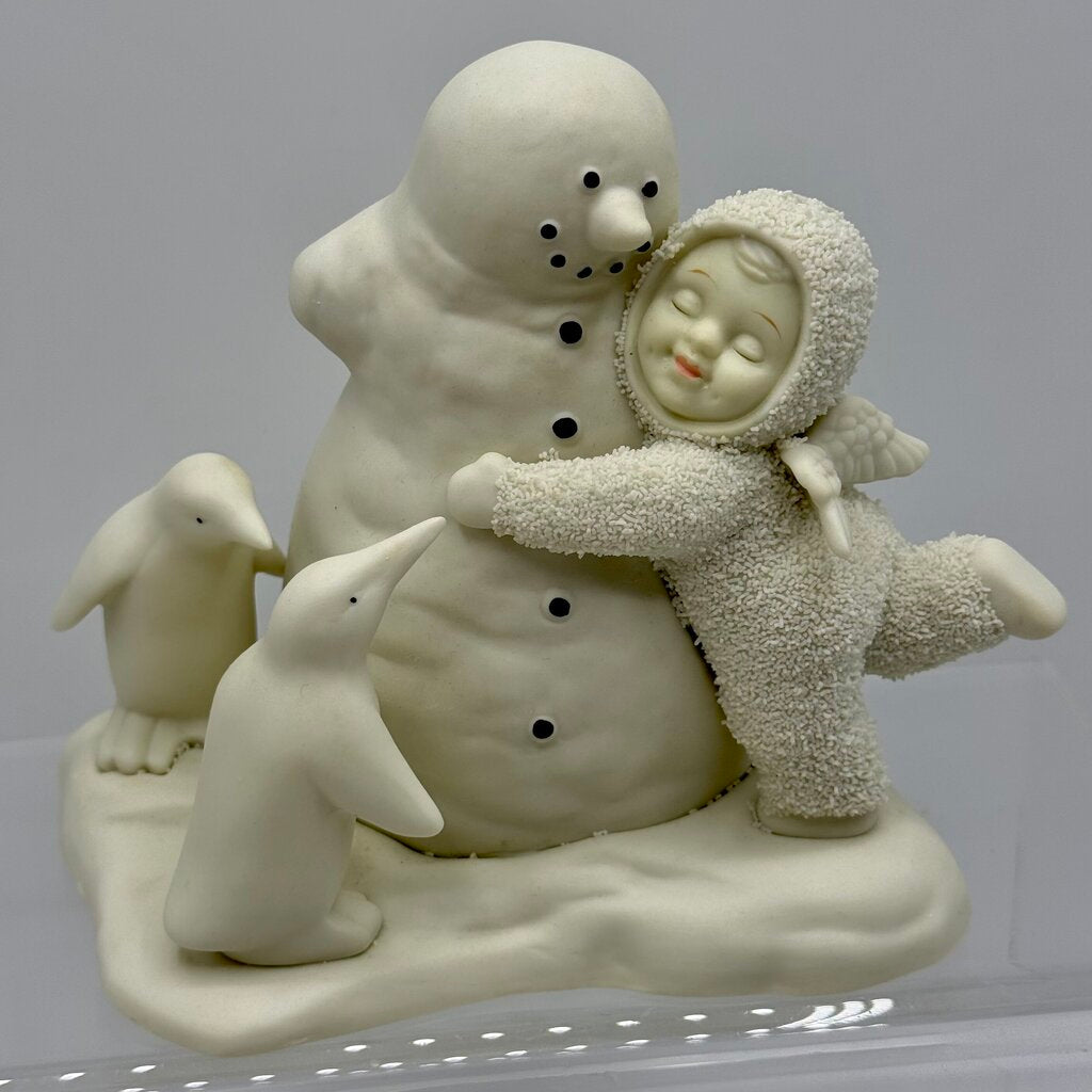Vintage 90’s Snowbabies Figurine Collectibles, Department 56- All We Need Is Love, Read Me a Story, & Fishing for Dreams /hy