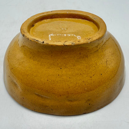 Antique Corn Cob Yellow Ware Food Mold Oval Stoneware Farmhouse Decor /cb