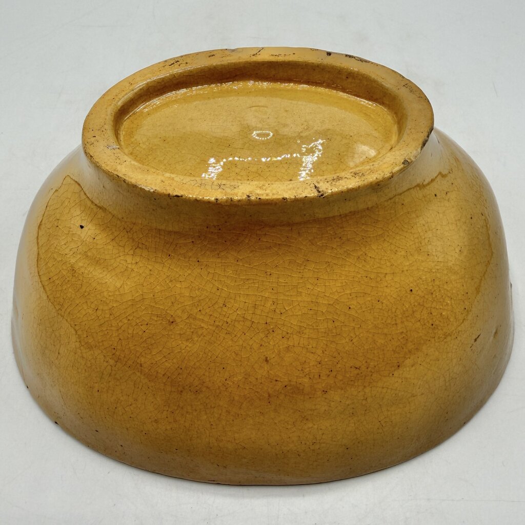 Antique Corn Cob Yellow Ware Food Mold Oval Stoneware Farmhouse Decor /cb