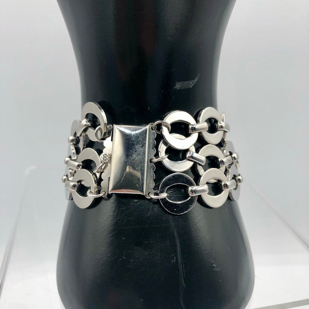 MOD Retro 1960s/70s Earrings & Bracelet Set /b