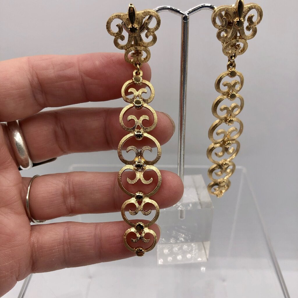 MOD Retro 1960s/70s Earrings & Bracelet Set /b