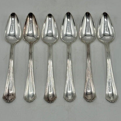 Vintage Rogers International Silver Puritan Silverplate Fruit Orange Spoons Set Of 6 /cb