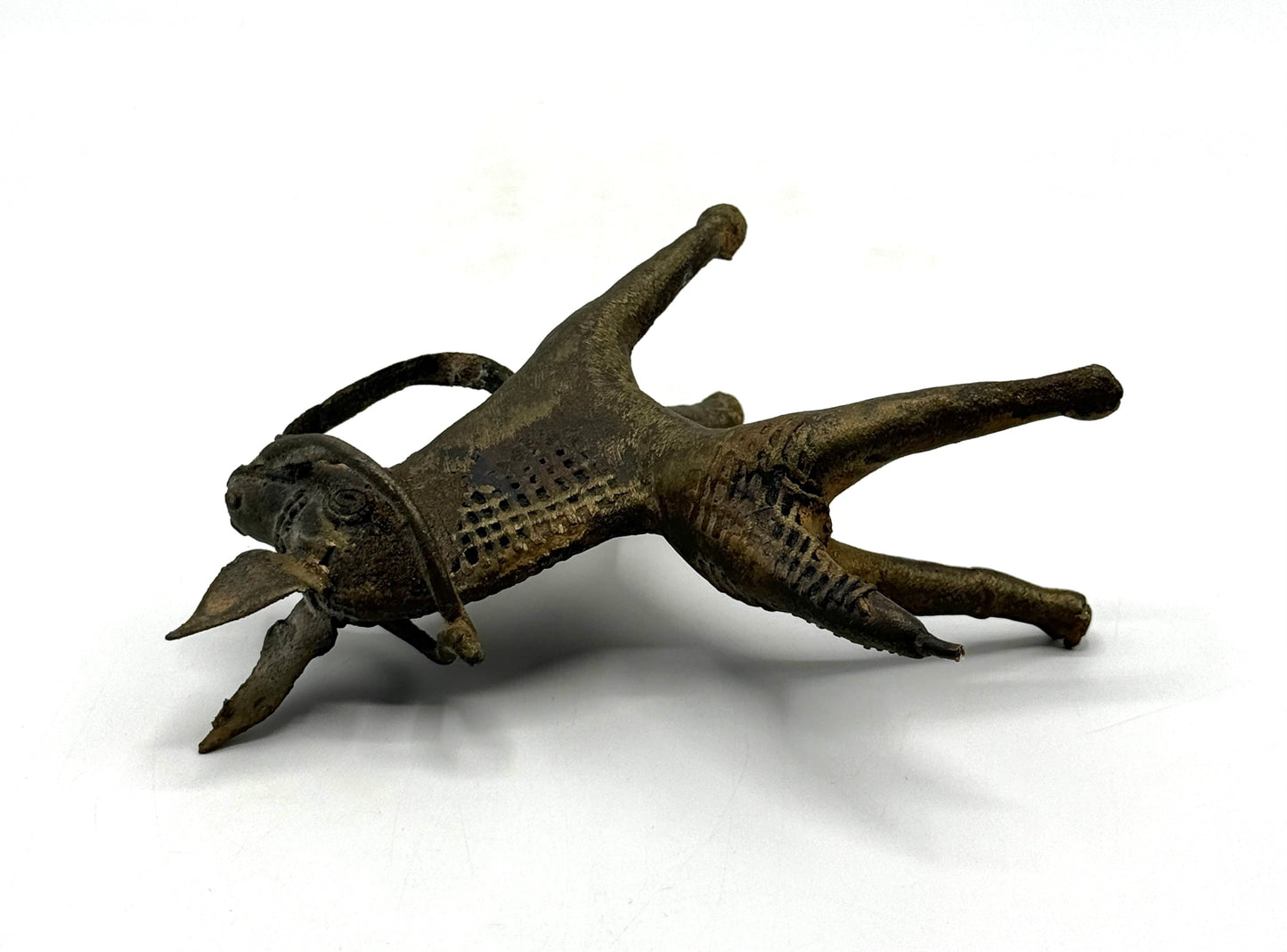 Vintage Dorka Tribal Horse Bronze Cast Figurine / T