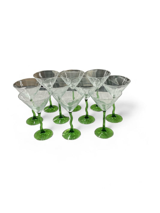 Set of 10 martini glasses /13