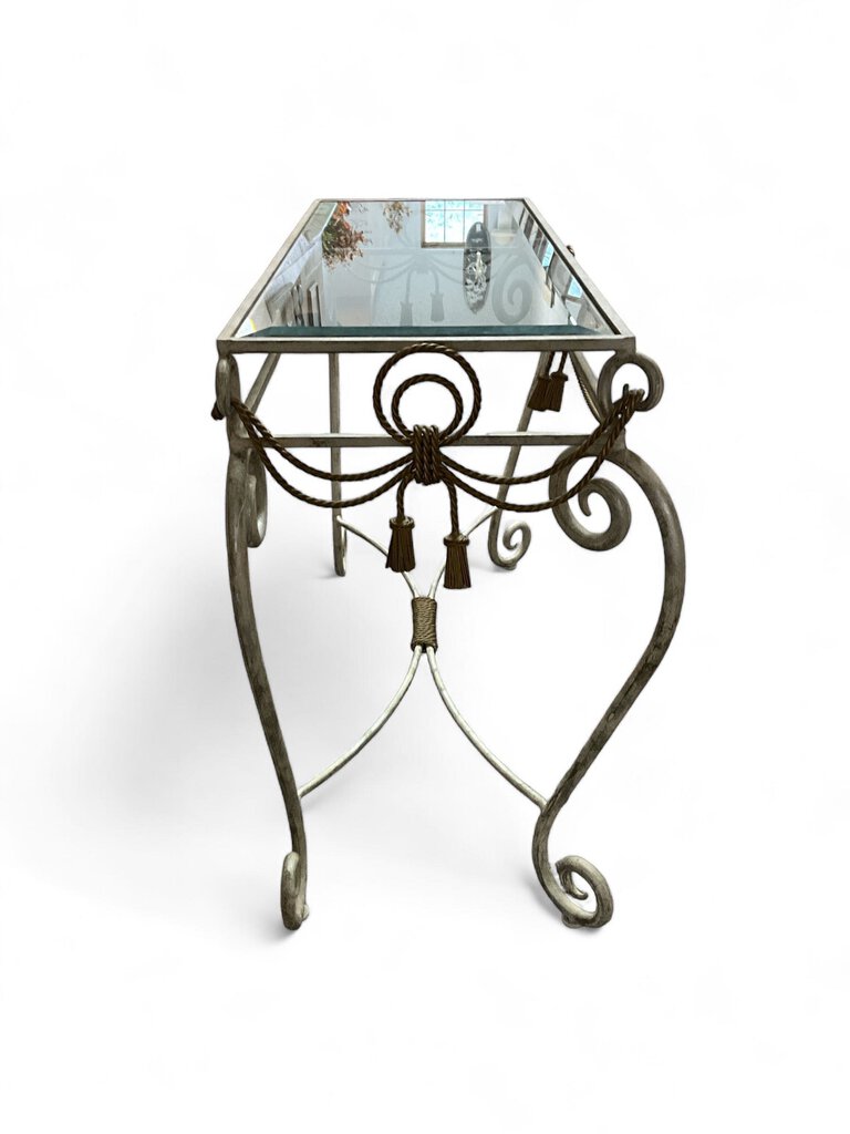 Iron & Brass Sofa Table