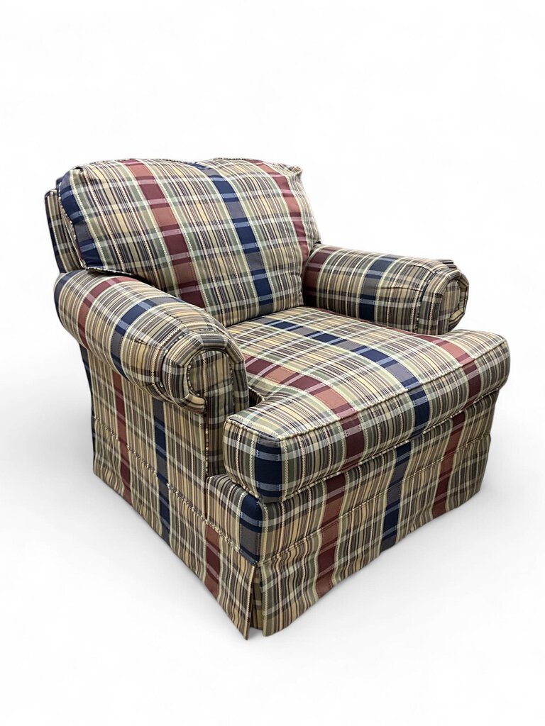 Plaid Broyhill Chair