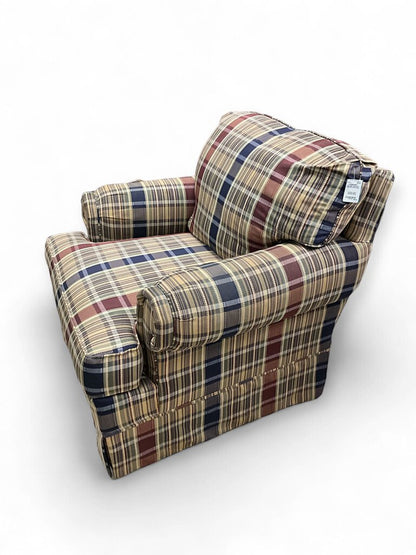 Plaid Broyhill Chair