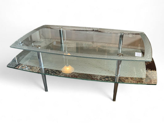 Water Drop Glass Coffee Table