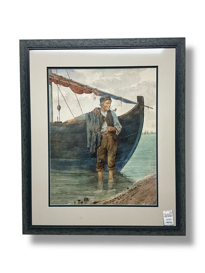 Framed Watercolor by Umberto Coromalda (Italian 1870-1948)