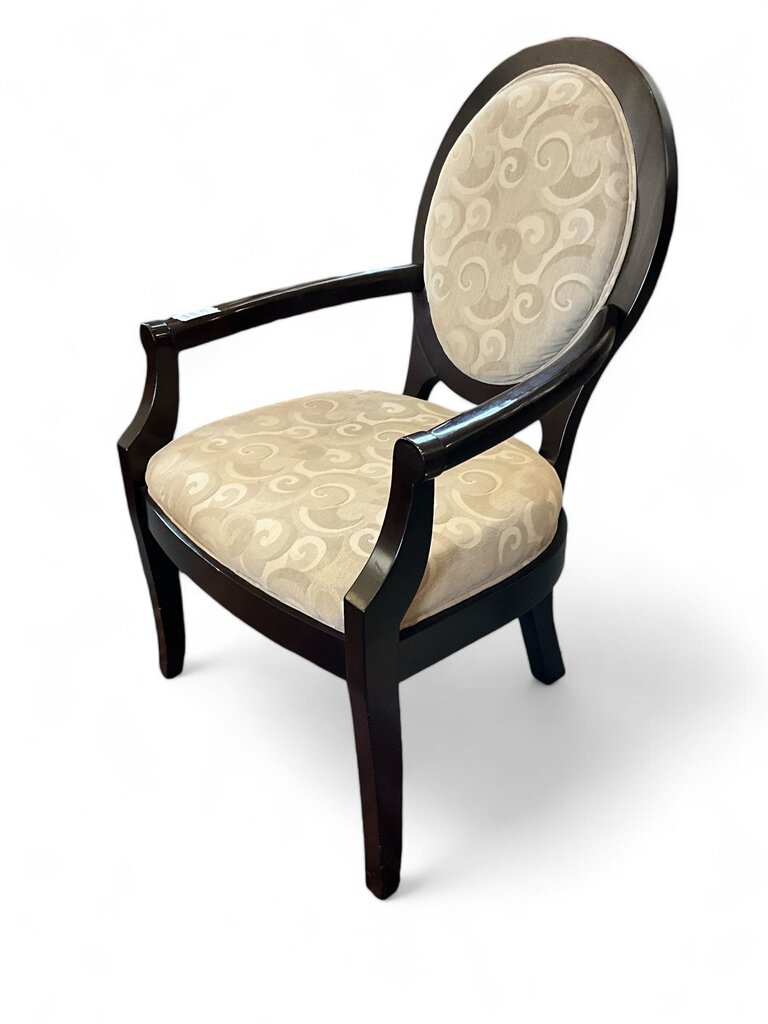 Oval Back Accent Chair