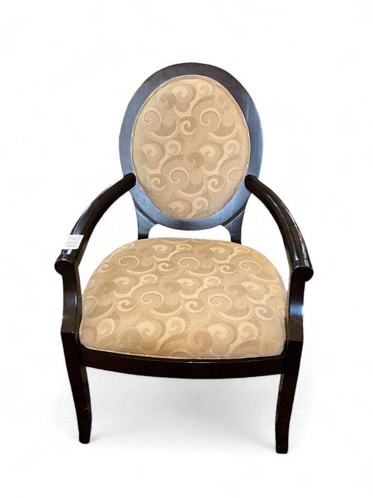 Oval Back Accent Chair