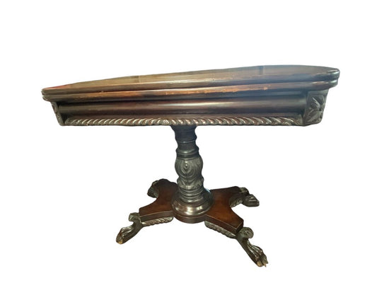 Boston Clawfoot Federal Game Table