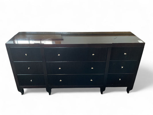 1990's Barbara Barry Reeded Triple Dresser