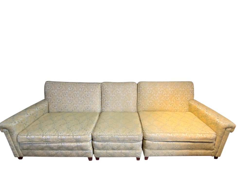 Mid Century Modern Three-Piece Sectional Sofa