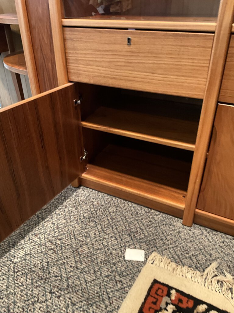 Danish Modern Teak Display Cabinet