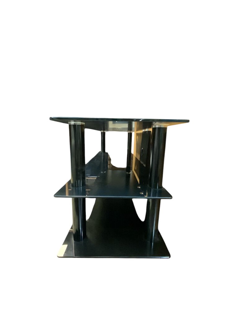 TV Stand - Two Tier Smoked Glass