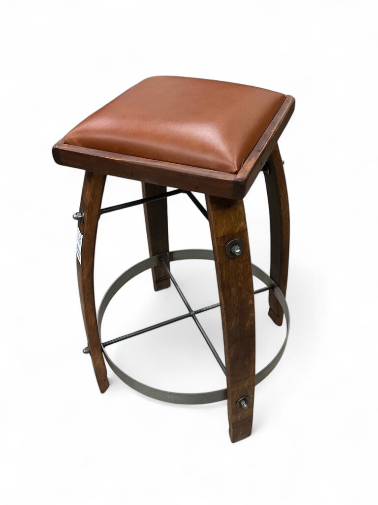 Set of 2 Wine Barrel Stave Stools