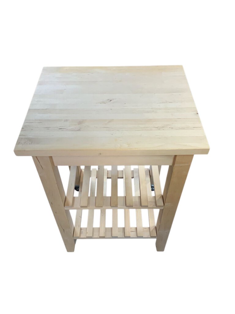 Butcher Block Kitchen Cart