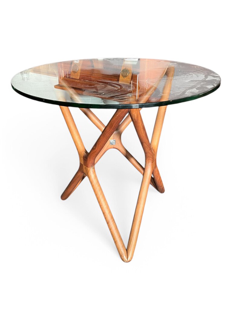 Glass Top Side Table