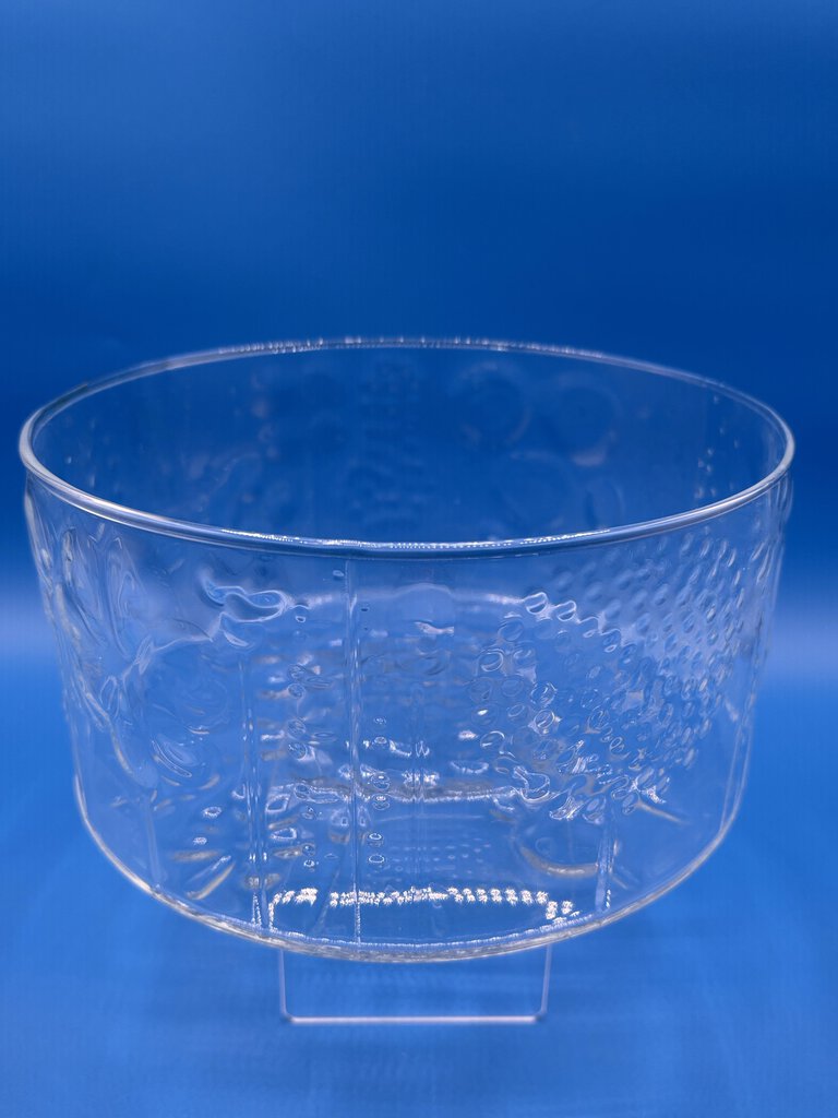 Vtg. Nuutajarvi Littala Finland Oiva Toikka Flora Glass Fruit Bowl MCM /j