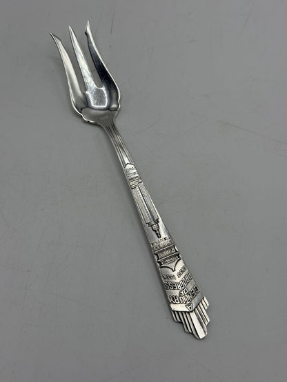 Vintage Sterling Silver “Century of Progress Fork 1833 Chicago 16gr /ro