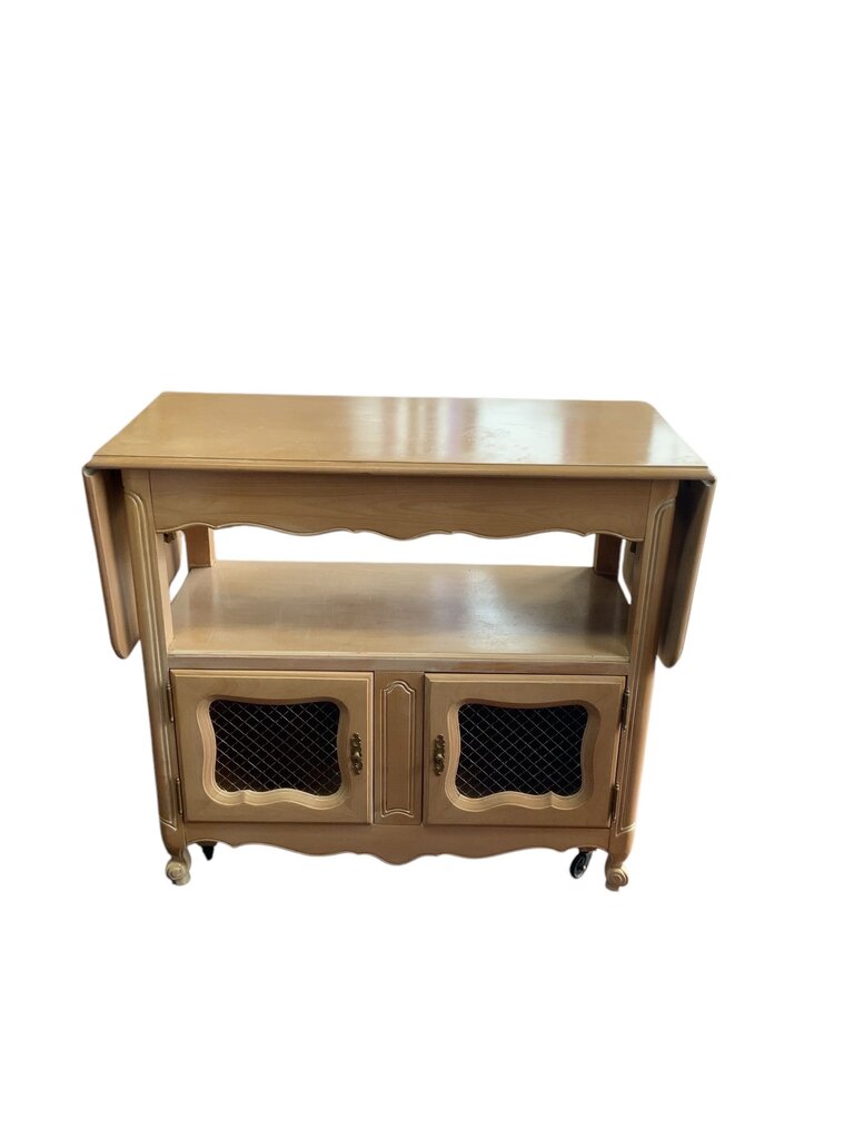 Cream Serving Buffett Drop Leaf Sides