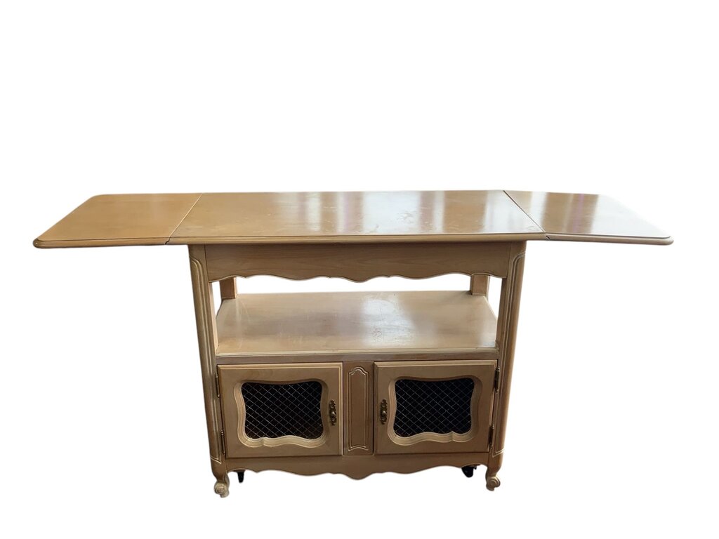 Cream Serving Buffett Drop Leaf Sides