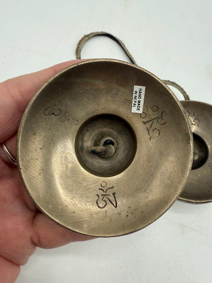 Tibetan Brass Tingsha Cymbals made in Nepal /ro