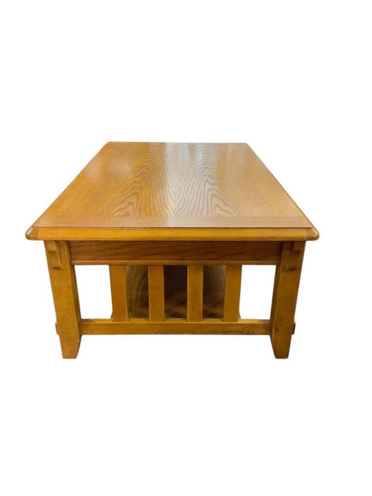 Wood Coffee Table With Drawer