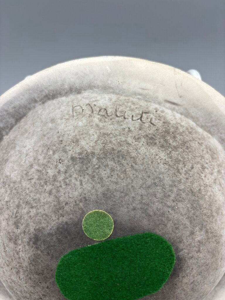 Pottery Bowl w/ Bird Incised Decoration /j