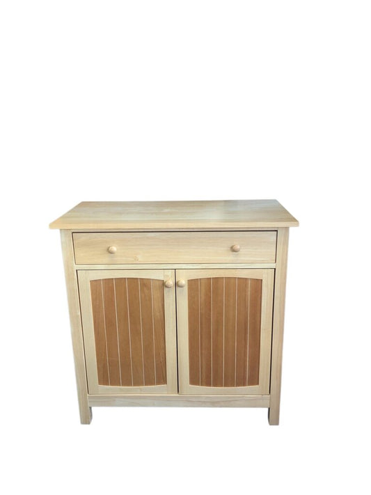 Light Wood Serving Cabinet