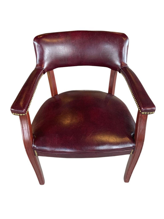 Red Leather Office Chair