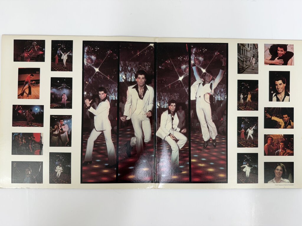 VTG Sound Track Vinyl Double Albums - Grease & Saturday Night Fever /rb