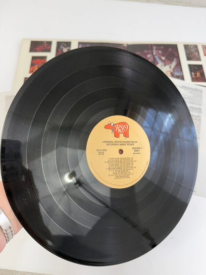 VTG Sound Track Vinyl Double Albums - Grease & Saturday Night Fever /rb