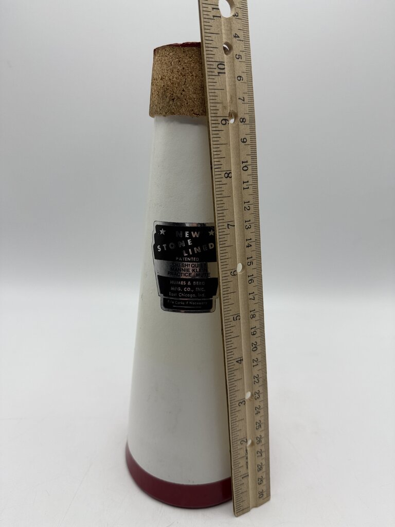 Humes & Berg New Stone Lined Sh! Sh! Quiet Trumpet Mute /rw