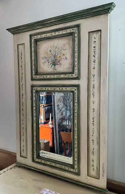 Painted Dresser w/ Hanging Mirror