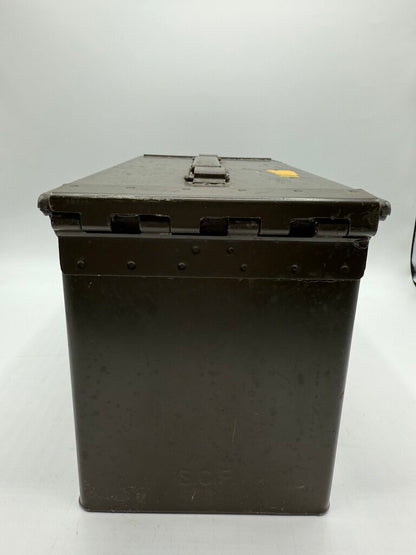 VTG Military Metal Ammo Box 1000 Cal .45 Cartridge Lot WCC-40-6003 /rw