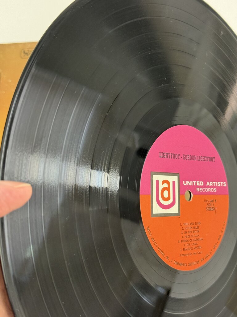 VTG Gordon Lightfoot Vinyl Album “Lightfoot” LP 1970 /ro