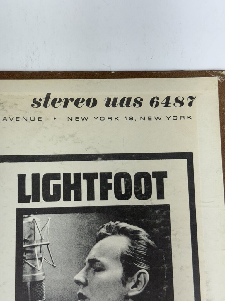 VTG Gordon Lightfoot Vinyl Album “Lightfoot” LP 1970 /ro