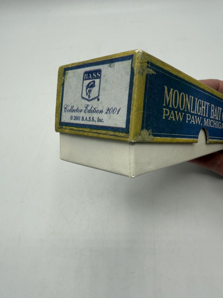 Moonlight Bait Co. 2001 B.A.S.S. Limited Edition #1 Glow in the Dark Lure NIB /roh