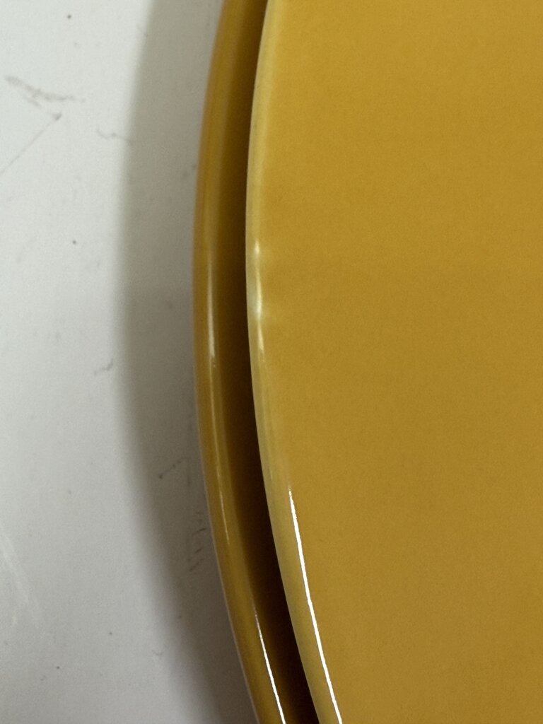Williams-Sonoma Charger Plate Dijon Yellow Set of 4 /rb