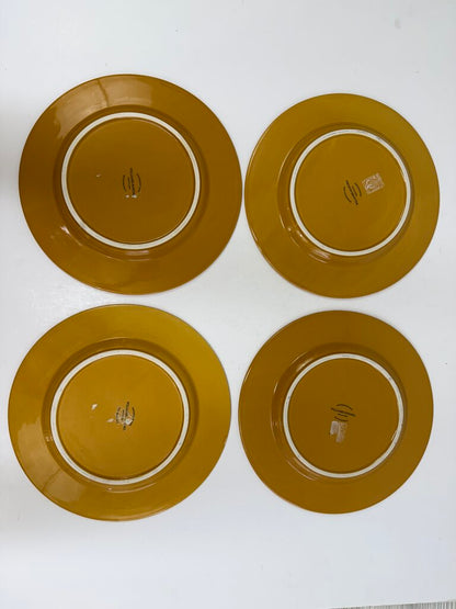 Williams-Sonoma Charger Plate Dijon Yellow Set of 4 /rb